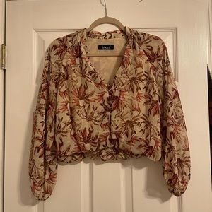 Kourt Floral Cropped Blouse